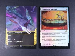NM MTG Thrumming Hivepool & Crystal Quarry Edge of Eternities EOE Reg/Foil Rare - Image 1