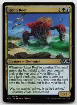 MTG Risen Reef U Core Set 2020 217 LP - Image 1
