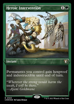 Heroic Intervention (etched foil) Commander Masters - Image 1