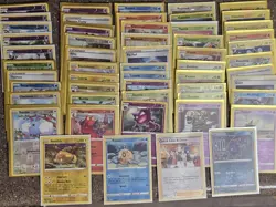 (54) Pokemon TCG Sword And Shield Reverse Holo Card Lot. NM. No Duplicates - Image 1