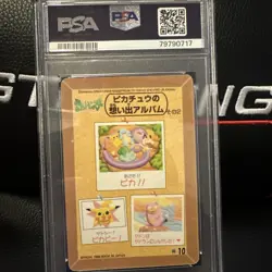 1998 Pocket Monsters Pikachu And Others Sealdass Fancy Graffiti PSA 9 - Image 2