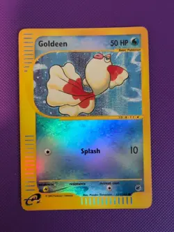 Pokemon Goldeen 111/165 Expedition Base Set Reverse Holo - NM Pack Fresh - Image 1