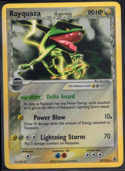 Rayquaza 13/113 Holographic Rare Delta Species Pokemon TCG Lightly Played - Image 1
