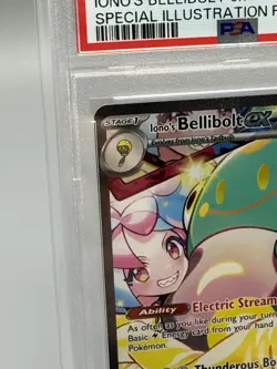 2025 POKEMON JOURNEY TOGETHER SPECIAL ILLUSTRATION RARE IONOS BELLIBOLT EX PSA 9 - Image 2