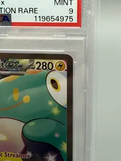 2025 POKEMON JOURNEY TOGETHER SPECIAL ILLUSTRATION RARE IONOS BELLIBOLT EX PSA 9 - Image 3