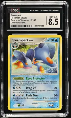 Pokemon Swampert 2009 Non-Holo Supreme Victors #12/147 CGC 8.5 - Image 1