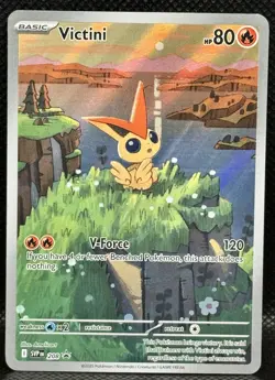 Pokemon TCG Victini 208 SVP: Scarlet & Violet Promo NM - Image 1