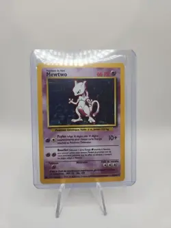 1999 Pokemon TCG Mewtwo Base Set 10/102 Holo Unlimited Holo Rare - Image 1
