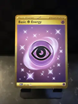 Pokemon Psychic Energy 207/165 MEW EN-151 Gold Hyper Rare Holo NM/M - Image 1
