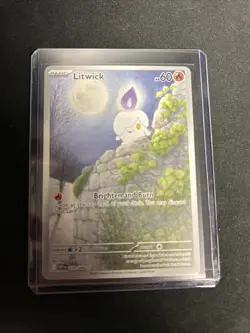 Litwick S&V: White Flare #101/086 Illustration Rare holo Pokemon TCG - Image 1