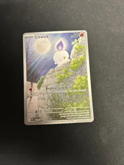 Litwick S&V: White Flare #101/086 Illustration Rare holo Pokemon TCG - Image 2