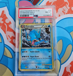 Gyarados - 2010 Pokemon Heart Gold Soul Silver HG & SS #30 Gyrados Deck - PSA 8 - Image 1