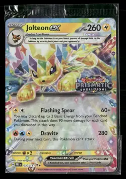 Jolteon ex Stamped Promo 030/131 Pokemon TCG Prismatic Evolutions Sealed NM - Image 1