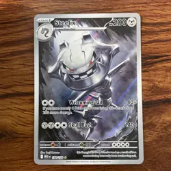 Steelix 150/132 Illustration Rare Pokemon Mega Evolution NM - Image 1