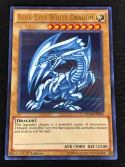 Yugioh Blue Eyes White Dragon DUSA-EN043 1st Ultra (NM) - Image 1
