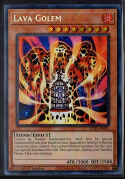 Laval Golem RA01-EN001 1st Edition Secret Rare Yugioh Near Mint - Image 1