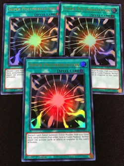 Yugioh Super Polymerization RA03-EN053 1st Ultra x3 (NM) - Image 1
