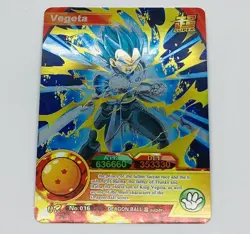 Vegeta - Dragon Ball Super Trading Card UR 016 Rainbow Holo Foil Tc5 - Image 1