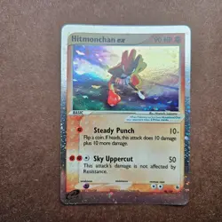 Hitmonchan ex 98/109 Pokemon EX Ruby & Sapphire Holo Rare Card - Image 1