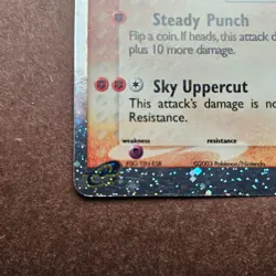 Hitmonchan ex 98/109 Pokemon EX Ruby & Sapphire Holo Rare Card - Image 4