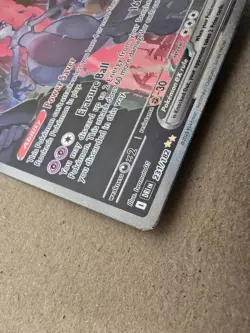 Pokemon TCG Destined Rivals Team Rockets Mewtwo EX Card 231/182 Ultra Rare READ - Image 2