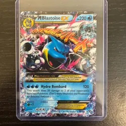 M Blastoise EX Pokemon Card 30/146 XY Holo Excellent Condition - Image 1