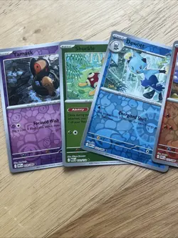 Authentic Pokemon TCG Assorted Reverse Holo Card Lot - 50 Reverse Holo Cards! - Image 1