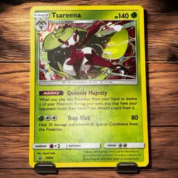 Tsareena SM26 Black Star Promo COSMOS Holo Pokemon Card 2017 - Image 1