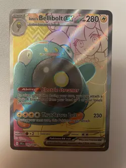 Ionos Bellibolt EX Journey Together Ultra Rare Card 172/159 Near Mint - Image 2