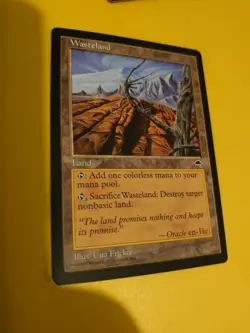Wasteland Rare land Tempest. Old Vintage. Magic the Gathering Card. - Image 5