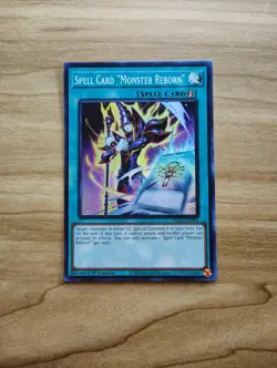 Yu-Gi-Oh! - Spell Card "Monster Reborn" - Super Rare / Holo - INFO-EN099 - Image 1