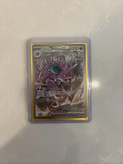 Team Rockets Nidoking EX Sir 233/132 Destined Rivals Ungraded English Card - Image 2