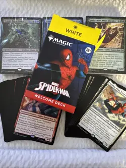 Magic: The Gathering Spiderman Welcome Decks (All 5 Colors / 30-Card Decks) - Image 5