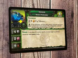 Sarmoth World of Warcraft Miniatures WoW Card 2008 Upper Deck - Image 1