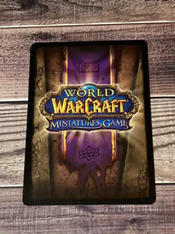 Sarmoth World of Warcraft Miniatures WoW Card 2008 Upper Deck - Image 2