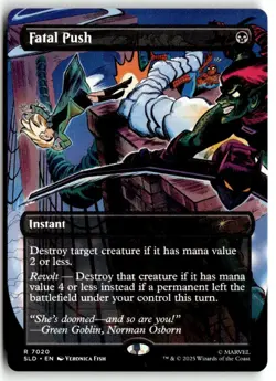 MTG Spider-Man FATAL PUSH 7020 SECRET LAIR DROP NONFOIL RARE - Image 1