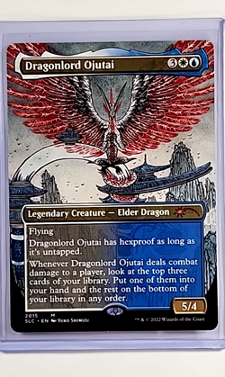2022 MTG Magic the Gathering SLC Secret Lair 30th #2015 Dragonlord Ojutai - Image 1
