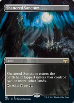 Shattered Sanctum (Borderless) - Near Mint MTG Innistrad: Crimson Vow - Image 1