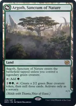 Argoth, Sanctum of Nature - Near Mint MTG The Brothers' War - Image 1