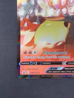 Lance's Charizard V SWSH133 - Celebrations - Promo Regular Size - Pokemon - Image 4