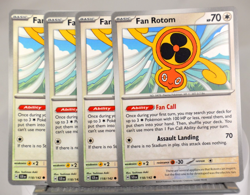 Pokemon TCG Stellar Crown Fan Rotom 118/142 Common Regular x4 Playset - Image 1