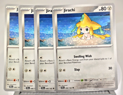 Pokemon TCG Stellar Crown Jirachi 098/142 Uncommon Regular x4 Playset - Image 1