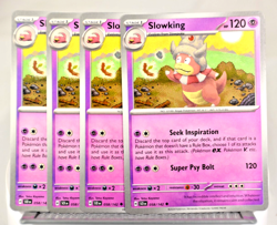Pokemon TCG Stellar Crown Slowking 058/142 Uncommon Regular x4 Playset - Image 1