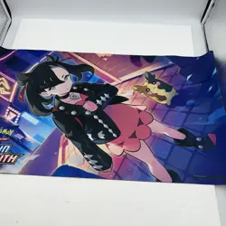 MORPEKO PLAYMAT MARNIE CROWN ZENITH POKEMON NEW RUBBER 23" X 13" - Image 2