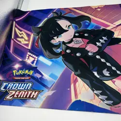 MORPEKO PLAYMAT MARNIE CROWN ZENITH POKEMON NEW RUBBER 23" X 13" - Image 3