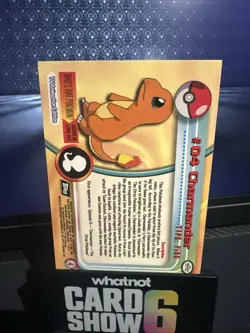 Topps Pokemon 04 Charmander Black Label - Image 2
