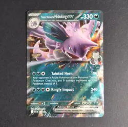 Team Rocket's Nidoking EX 217 | Destined Rivals Promo Holo | Pokemon 2025 - Image 1