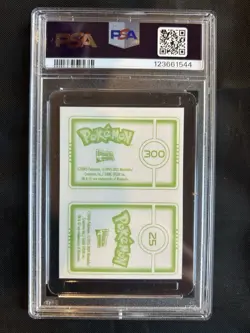 2005 Merlin Pokemon Ultimate Stickers Pikachu/Skitty “Dots” Prism - PSA 9 - Image 2