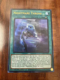 Yugioh Nightmare Throne Legacy of Destruction LEDE-EN061 MINT PACK FRESH! - Image 1