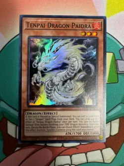 Yugioh Tenpai Dragon Paidra LEDE-EN016 Super Rare 1st Ed NM - Image 1